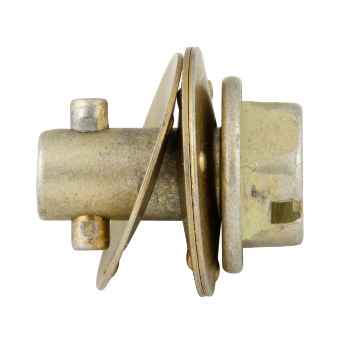 Assemblage de goujon à fixation quart de tour à tête hexagonale fendue pour une épaisseur totale de 0,635 à 0,664 pouce, en acier zingué avec revêtement Irridite doré, par Spaenaur Inc.
