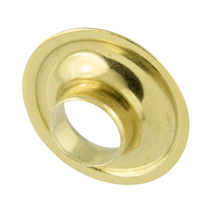 Brass Sheet Metal Grommet 13/16" Hole Dia., Size #6 Brass Plain (Component Of SN#7363) by Spaenaur Inc.