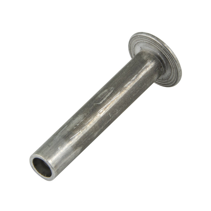 Semi-Tubular Rivet, Oval Head 1/8" x 5/16" LG (5/16" Head DIA) Aluminum by Spaenaur Inc.