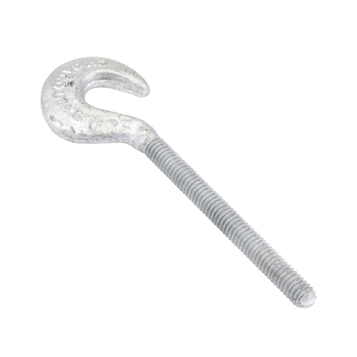 Turnbuckle Hook Fitting Right Hand Thread 5/16"-18 UNC x 4 1/2" Take Up 1030 Steel Hot Galvanized by Spaenaur Inc.