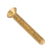 Security Screw, Flat Head Torx TR15 Drive, #6-32 UNC x 3/8" Length, Stainless Steel by Spaenaur Inc.