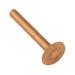 Solid Belt Rivet Shallow CTSK HD #10 Body DIA x 1-3/8" LG, 13/32" Head DIA Copper Plain by Spaenaur Inc.