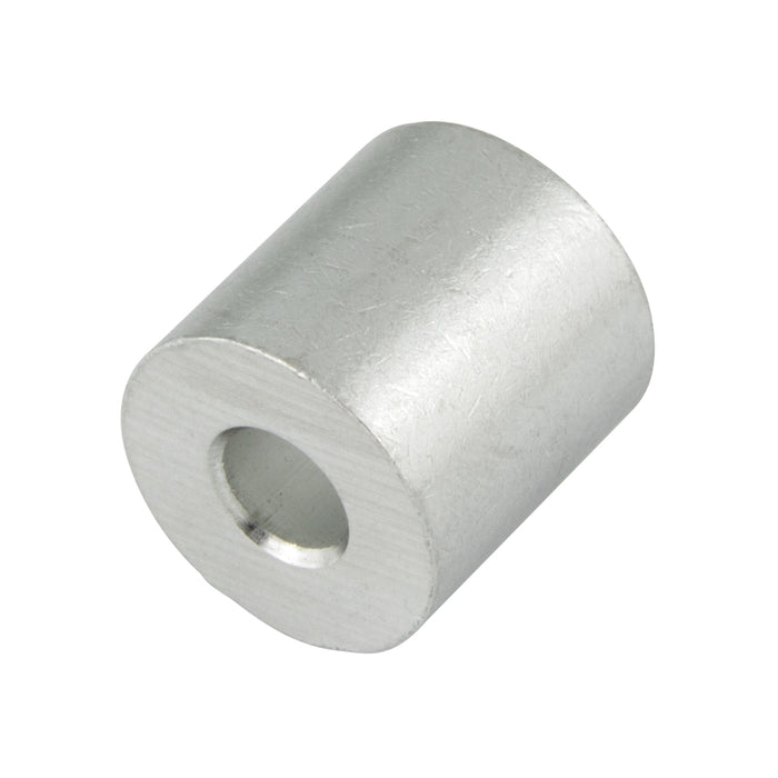 STop Sleeve for Wire Rope, for 1/4" Cable DIA, Aluminum by Spaenaur Inc.