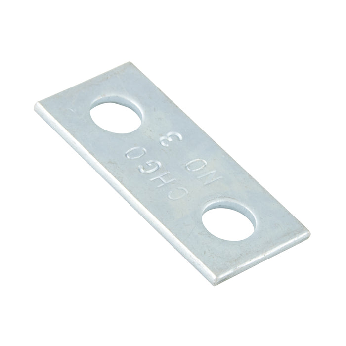 Plaque de fixation uniquement pour boulon en U, taille de tuyau 3/8 po, acier zingué (composant de Sn#030-003) par Spaenaur Inc.