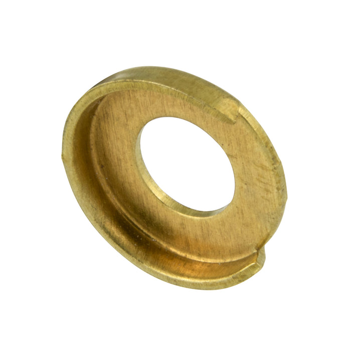 Rondelle à tête bombée, pour vis à tête bombée n° 6, 21/64" de diamètre extérieur x 3/64" de hauteur intérieure, en laiton nickelé, fabriquée par Spaenaur Inc.