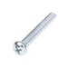 Machine Screw, Round Head, Phillips Socket Recess Drive, #6-32 UNC x 5/8" Length, Steel Zinc Plated by Spaenaur Inc.