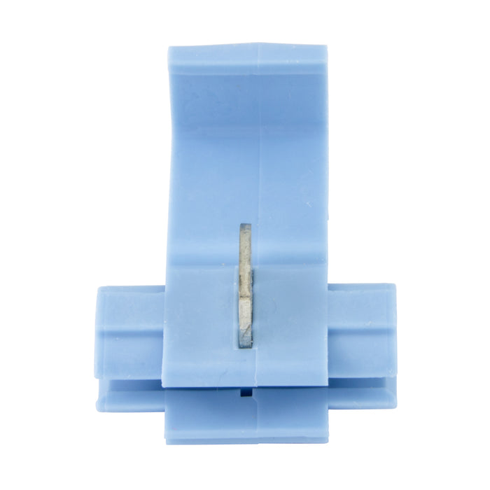 Copper Trailer Connector, Solderles, Insulated 18-14 GA. Wire Electrolytic Copper, Tin Plate, Light Blue Plastic Insulation by Spaenaur Inc.
