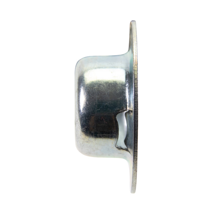 Écrou à pousser de type rondelle pour tige de 1/4 po, diamètre de rondelle 9/16 po, hauteur totale 0,205 po. Acier électrozinc chromate Pw-250009-Ebg par Spaenaur Inc.