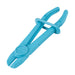 Pince pour serrer des tuyaux flexibles jusqu'à 30 mm de diamètre, 180 mm de longueur, en plastique bleu, fabriquée par Spaenaur Inc.