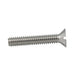 Machine Screw, Flat Head, Slotted Drive, M4 x 0.70 mm UNC x 40 mm Length, Brass Plain by Spaenaur Inc.