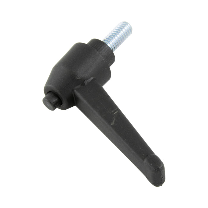 Push Button Clamping Lever, Male 3.82" Length, 3/8"-16 x 1-1/4" Stud 2.25" Overall Height Thermoplastic Material Black