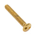 Security Screw, Flat Head Spanner Drive, 1/4"-20 UNC x 1/2" Length, Stainless Steel by Spaenaur Inc.