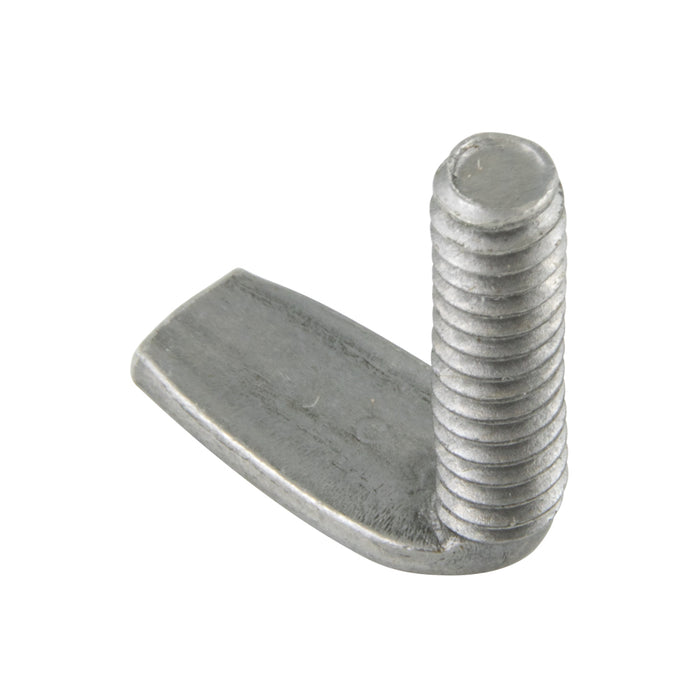 Spot Weld Screw, 90 Degree Plain Spade Head #10-24 UNC x 3/4" LONG C-1010 Steel Plain Finish
