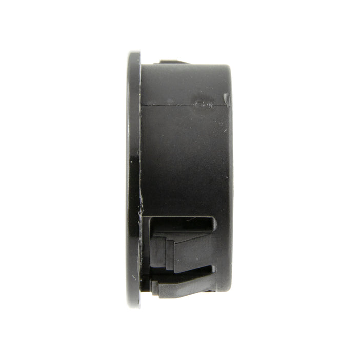 Snap-In Bushing .625" Hole DIA x 1/2" ID x 23/32" Head DIA x 13/32" HT x .125" Max Grip THK, Nylon Black