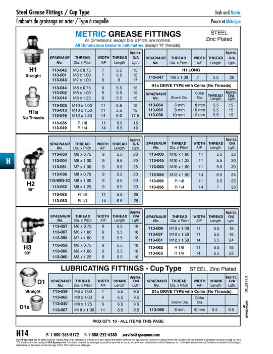GRease Fitting Cm 12 x 1.5 Steel Zinc Plated 90 Degree/H3 M12X1.5