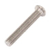Security Screw, Round Head One-Way Slotted Drive, #6-32 UNC x 1" Length, Stainless Steel by Spaenaur Inc.