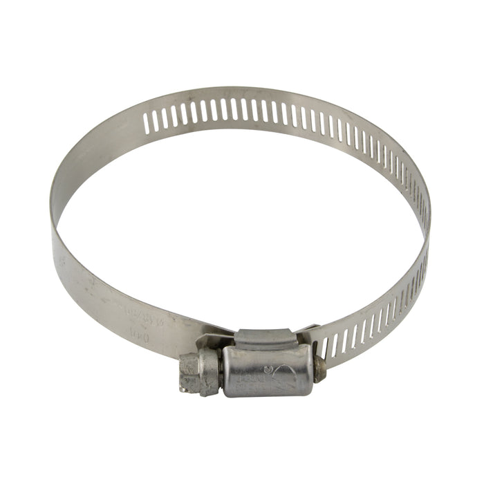 Gear Clamp 2-1/2" Nom. (2 1/16"-3" I.D. Range) Stainless Steel Band, Steel Zinc Plated Screw
