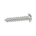 Tapping Screw, Round Head Slotted Drive, Type AB, #10 x 1/2" Length, Steel Zinc Plated by Spaenaur Inc.