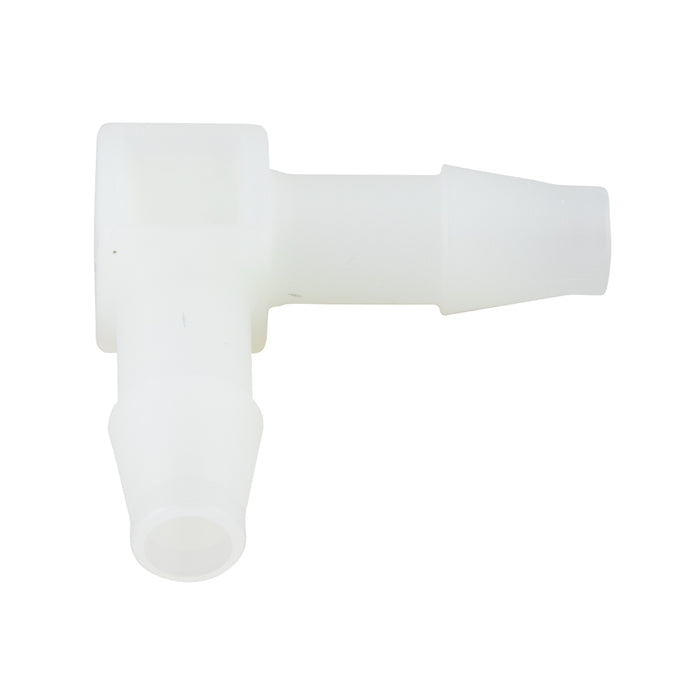 Miniature Barbed Elbow for 1/4" Tubing ID Nylon
