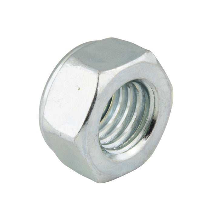 Écrou hexagonal à verrouillage « Fujilok », fini complet avec insert en acier inoxydable AISI-301 5/16 po-18 UNC en acier à faible teneur en carbone, zingué blanc chromate. Par Spaenaur Inc.