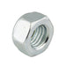 Écrou hexagonal à verrouillage « Fujilok », fini complet 1/2 po-20 UNF, acier à faible teneur en carbone, zingué blanc avec insert en acier inoxydable AISI-301, fabriqué par Spaenaur Inc.