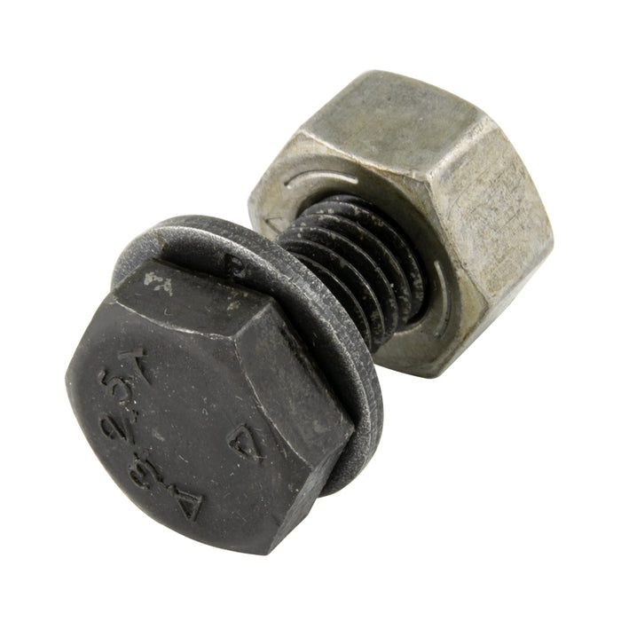 Heavy Hex Structural Bolt W/Nut & Washer Assembled 1"-8 UNC x 5 1/4" A-325 Steel