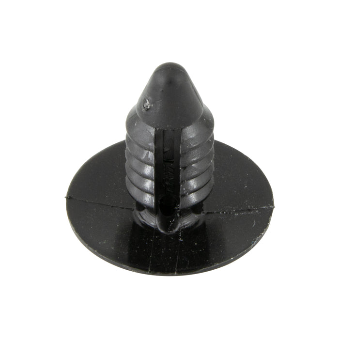 Fixation pour aile, pare-chocs, joint de capot et garniture intérieure Diamètre de tête 11/16 po x hauteur totale 23/32 po x trou 1/4 po Nylon noir par Spaenaur Inc.