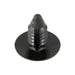 Fixation pour aile, pare-chocs, joint de capot et garniture intérieure Diamètre de tête 11/16 po x hauteur totale 23/32 po x trou 1/4 po Nylon noir par Spaenaur Inc.
