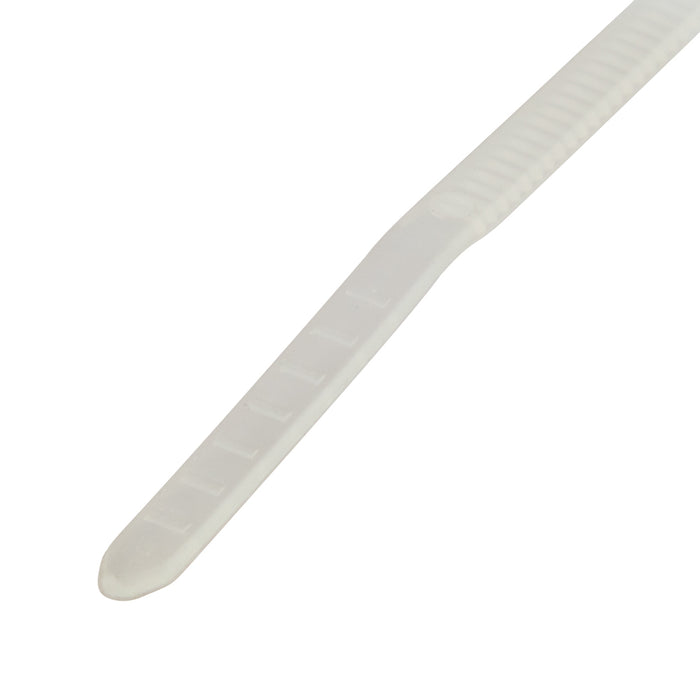 Cable Tie - Heavy, with Flexible Mounting Head 3/16"-4" x 15 1/4" Oal Strap Natural Nylon by Spaenaur Inc.