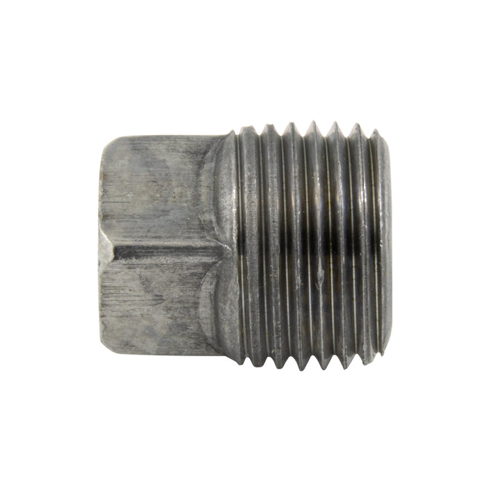 Square Head Magnetic Pipe Plug Disc Style Magnet 3/4"-14 Ptf x 1.11" O/A LGTH "Ceramic I" Magnet, Steel Body