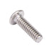 Security Screw, Button Head Security Hex Socket Drive, #6-32 UNC x 1/4" Length, Stainless Steel by Spaenaur Inc.