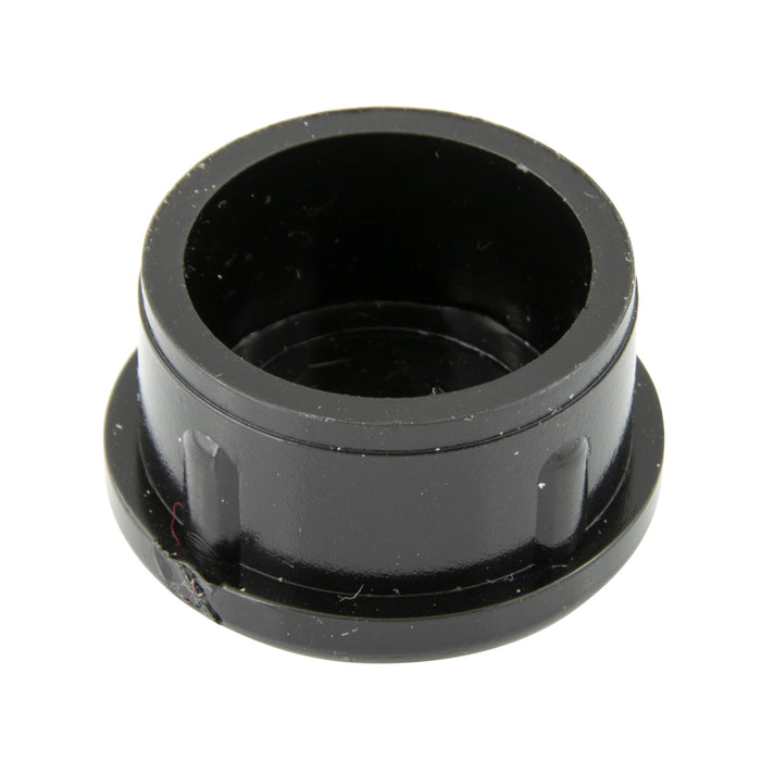 Bouchon à insérer, base ronde 18 GA x 7/8" (diamètre extérieur de la base 7/8") en polyéthylène noir par Spaenaur Inc.