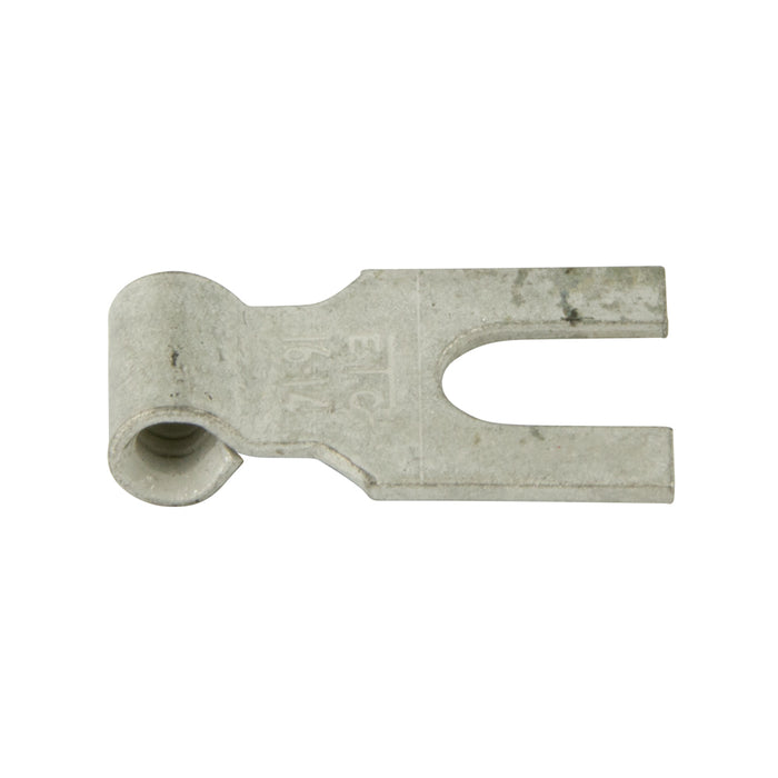 Cosse à fourche en cuivre, sans soudure, non isolée, calibre 16-14. Fil, goujon n° 6 en cuivre électrolytique, plaque d'étain brillante épaisse, par Spaenaur Inc.