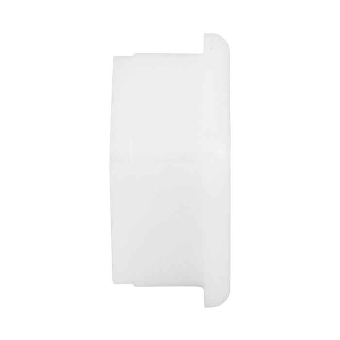 Heavy Duty Nylon Threaded Adapter for 16/18 Gauge Square Tube 1" 1/4"-20 UNC Thread Nylon Natural. by Spaenaur Inc.