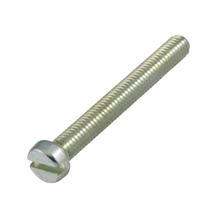 Vis à métaux, tête bombée, fente, M3,5 x 0,60 mm (UNC) x 16 mm de longueur, acier inoxydable