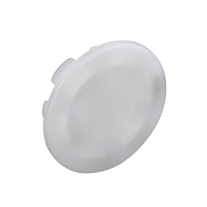 Hole Plug Binder Head Matte Finish .500" Hole x .031/.140" Panel THK 6/6 Nylon Natural by Spaenaur Inc.