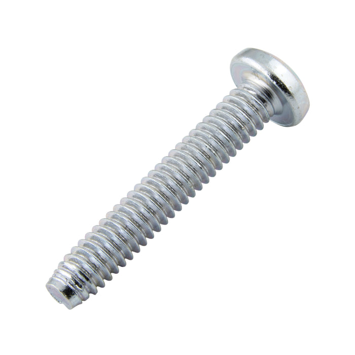 Thread-Cutting Screw, Phillips Round Head, Type 1 1/4"-20 UNC x 3/4" LONG Low Carb Steel Case Hard Trivalent Zinc Plated by Spaenaur Inc.