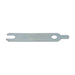 Shim, Aligning-for Starters, 5" LG x 15/16"W., for G.M. Cars 1970-1979 1/32" Thickness, 3/8" Slot Width Low Carbon Steel Zinc Plated by Spaenaur Inc.