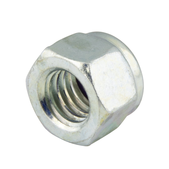 Écrou hexagonal à insert en nylon, réf. n° 21Ne-066, 0,564-0,553 po WAF 3/8 po-16 UNC, 0,453 po +/- 0,015 po O/A Acier HT zingué trivalent par Spaenaur Inc.