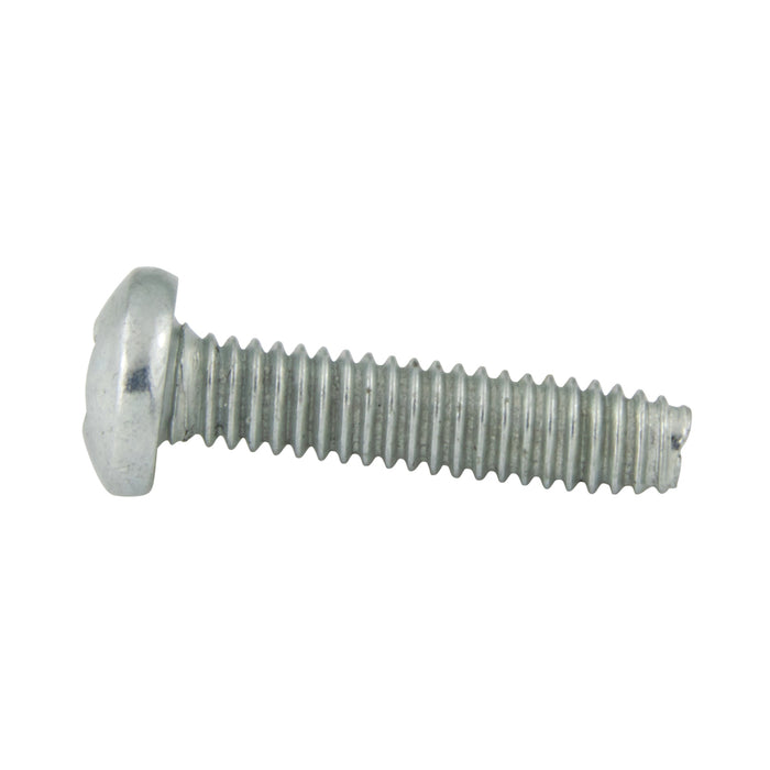 Thread Rolling Screws, Pan Head Phillips Drive, Fully-Threaded, #8-32 x 5/8" Length, Case Hardened Low Carbon Steel Zinc Plated