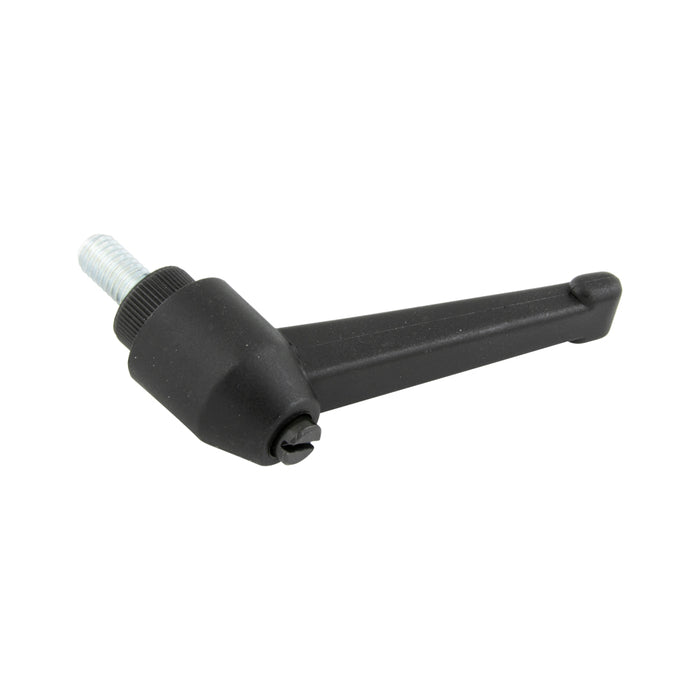 Indexed Clamping Lever, Male 3.82" Length, 3/8"-16 x 3/4" Stud 2.25" Overall Height Thermoplastic Material Black