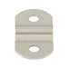 "D" Ring Anchor Plate 1/8" Eye DIA x 11/16" Wid x 1 3/8" LGTH Sheet Steel Nickel Plated by Spaenaur Inc.