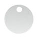Standard Round Blank Tag (One 3/16" Hole) 1-1/2" DIA x 0.032" THK Anodized Aluminum Plain by Spaenaur Inc.