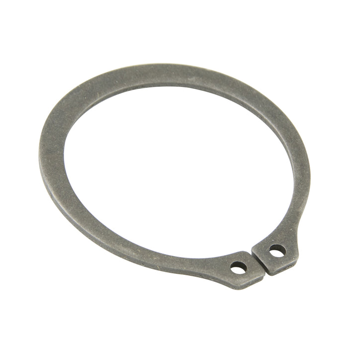 Anneau de retenue externe courbé, diamètre d'arbre 13/16 po x diamètre libre 0,751 po, acier à ressort à haute teneur en carbone, lisse, par Spaenaur Inc.