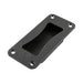 Recess GRab Handle for Inside Release 133mm LG x 60mm Wd Moulded, Black by Spaenaur Inc.