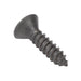 Tapping Screw, Flat Head Security Hex Socket Drive, #10 x 3/4" Length, Steel Plain by Spaenaur Inc.