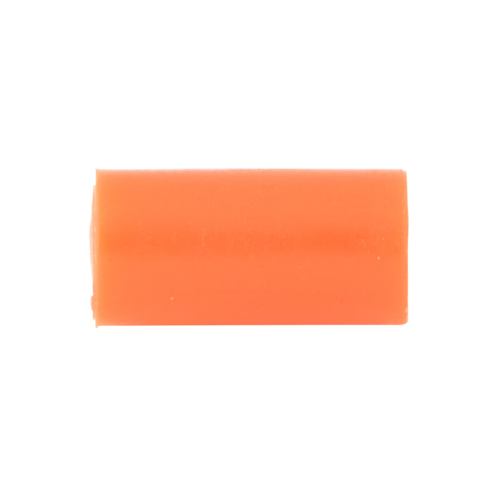 Bouchon tubulaire peu profond 1 1/4 po de diamètre intérieur x 1/2 po de longueur intérieure Polyéthylène basse densité Couleur orange par Spaenaur Inc.