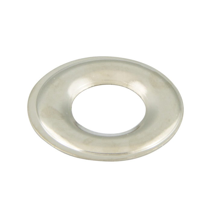 Sheet Brass Grommet And Washer (116-A08-1T And 116-A09-1K) 144/Pk 1/4" Hole Dia., Size #0 Brass Nickel Plated by Spaenaur Inc.
