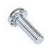 "Sems" Machine Screw, Phillips Pan Head With Ext Tooth Lockwasher, #10-32 X 5/8" X 3/8" Washer Od, Low Carbon Steel Zinc Plated by Spaenaur Inc.