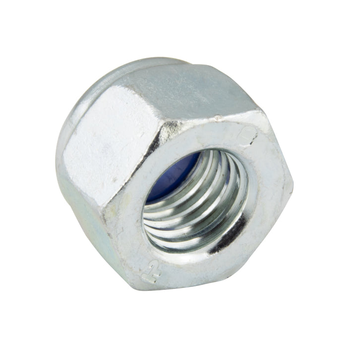 Nylon Insert Hex Locknut, DIN 982 M24 x 3.00 CL 10 Steel Zinc Plated DIN 982/10-ZP M24 by Spaenaur Inc.